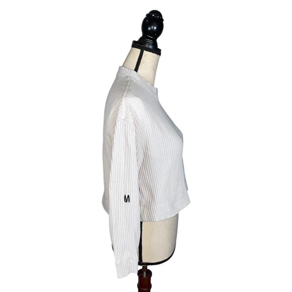 Madhappy Off-White Waffle Knit Crop Top Size: XS - Picture 4 of 5